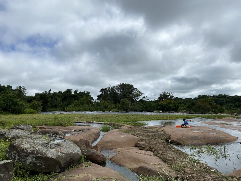 top of the kalandula falls